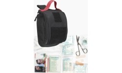 BLACK IFAK POUCH 25-PIECES LASER CUT