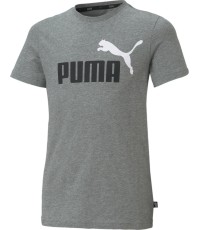 Koszulka młodzieżowa Puma Ess+ 2 Col Logo Tee, szara 586985 03