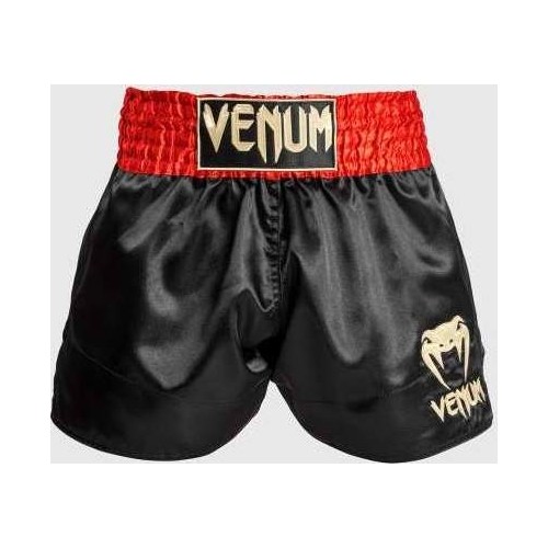 Venum Classic Muay Thai Short czerwony/czarny/złoty