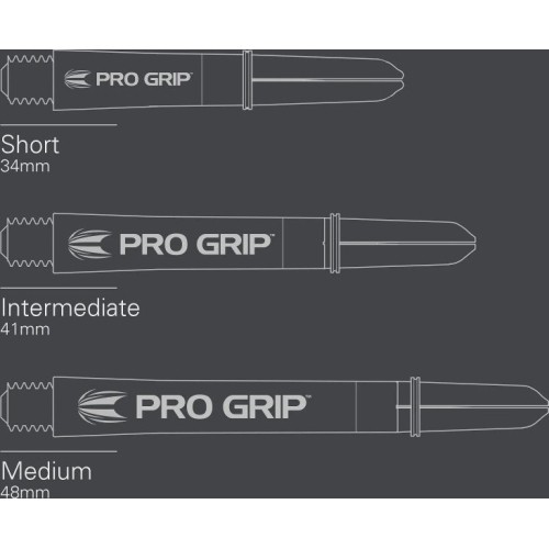 Dart Shaft Target Pro Grip Pink Intermediate - 3 x 3-pak