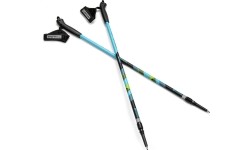 Kije Nordic Nalking czarny niebieski Spokey MEADOW II