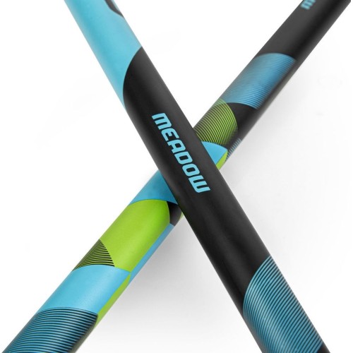 Kije Nordic Nalking czarny niebieski Spokey MEADOW II