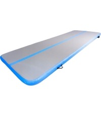 Dmuchana mata gimnastyczna Airtrack Spartan 300 x 100 x 10 cm, niebieska