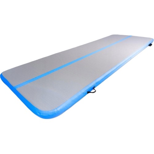 Dmuchana mata gimnastyczna Airtrack Spartan 300 x 100 x 10 cm, niebieska