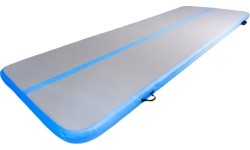 Dmuchana mata gimnastyczna Airtrack Spartan 300 x 100 x 10 cm, niebieska