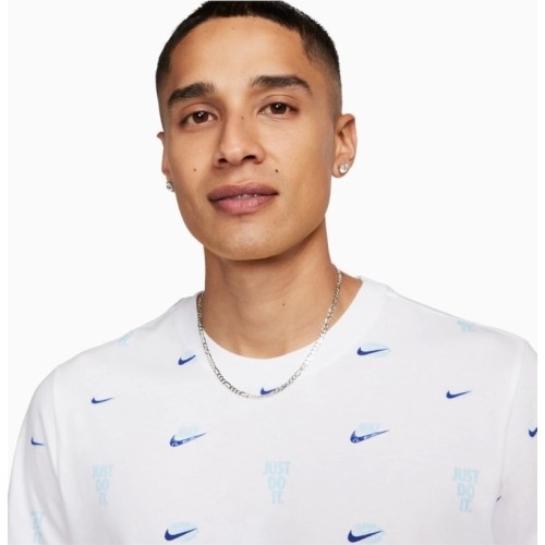 Nike Marškinėliai Vyrams Nsw Tee M90 12Mo Aop White FQ8036 100