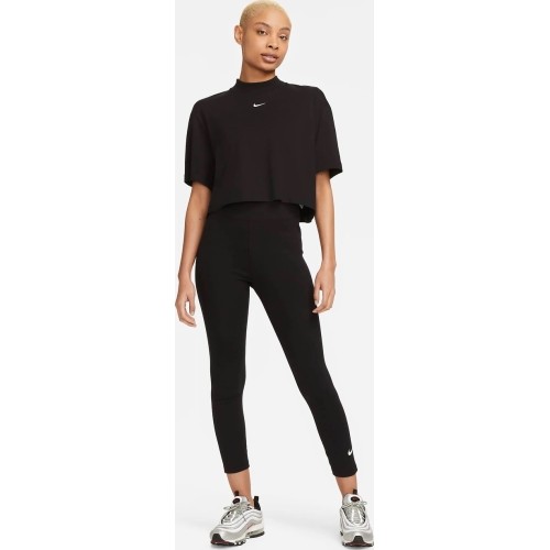 Legginsy damskie Nike W NSW Clsc HR 7/8 Tight, czarne, DV7789 010