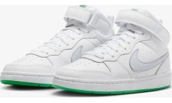 Buty młodzieżowe Nike Court Borough Mid 2 White Grey Green CD7782 115