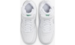Nike Avalynė Paaugliams Court Borough Mid 2 White Grey Green CD7782 115