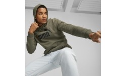 Puma Džemperis Vyrams Ess Big Logo Hoodie Khaki 586687 36