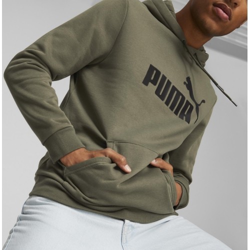 Puma Džemperis Vyrams Ess Big Logo Hoodie Khaki 586687 36