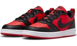 Buty dziecięce Nike Court Borough Low White Red Black DV5456 600