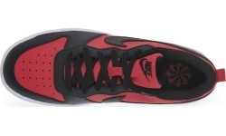 Buty dziecięce Nike Court Borough Low White Red Black DV5456 600