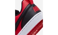 Buty dziecięce Nike Court Borough Low White Red Black DV5456 600