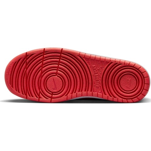 Buty dziecięce Nike Court Borough Low White Red Black DV5456 600