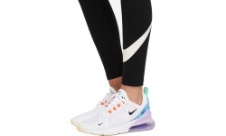 Legginsy damskie Nike W NSW Clsc GX HR Tight Swoosh Black DV7795 010