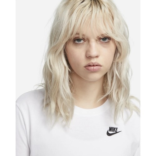 Nike Palaidinė Moterims W Nsw Club Ss Tee White DX7902 100