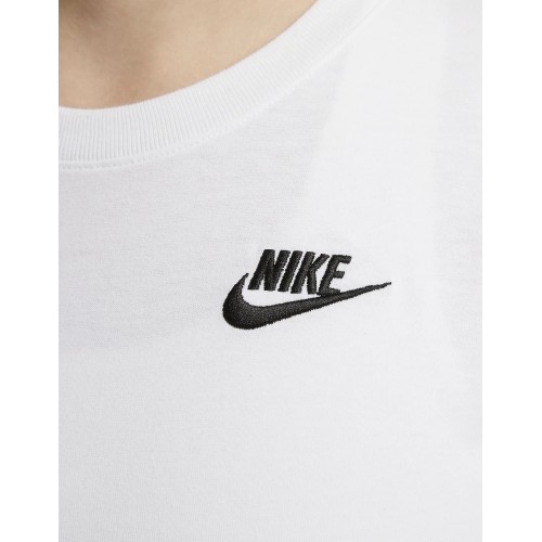 Nike Palaidinė Moterims W Nsw Club Ss Tee White DX7902 100