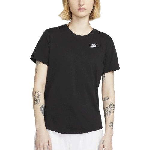 Koszulka damska Nike W NSW Club SS Tee, czarna DX7902 010