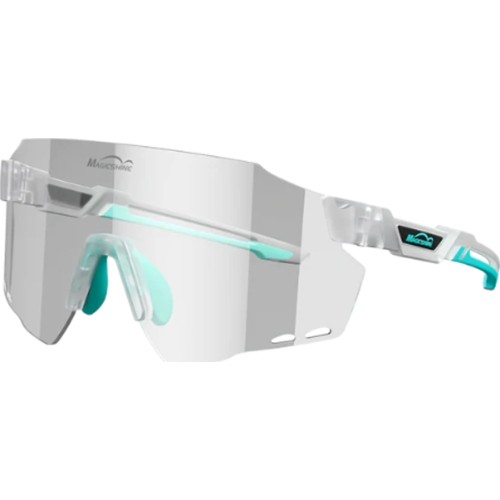 Okulary Magicshine Windbreaker Photochromic (przezroczyste/turkusowe)