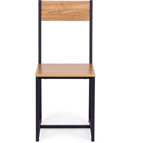 Zestaw komplet mebli stolik 2 krzesła metal MDF