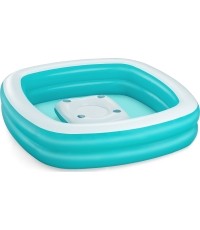 Basen 218x218x48cm + pływający stół BESTWAY