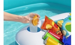 Basen 218x218x48cm + pływający stół BESTWAY