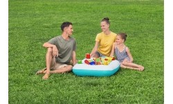 Basen 218x218x48cm + pływający stół BESTWAY