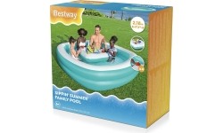 Basen 218x218x48cm + pływający stół BESTWAY