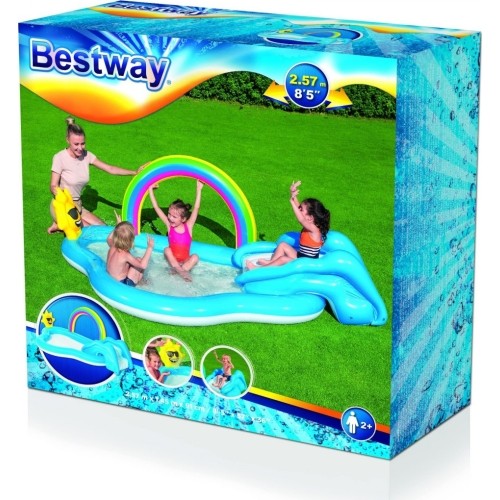 Wodny plac zabaw Bestway Sunny Rainbow, 257x145x91 cm