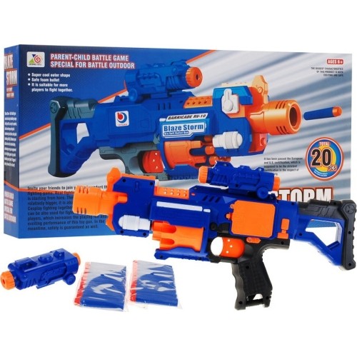Pistolet zabawkowy Blaze Storm, niebieski