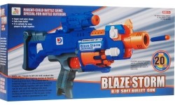Pistolet zabawkowy Blaze Storm, niebieski