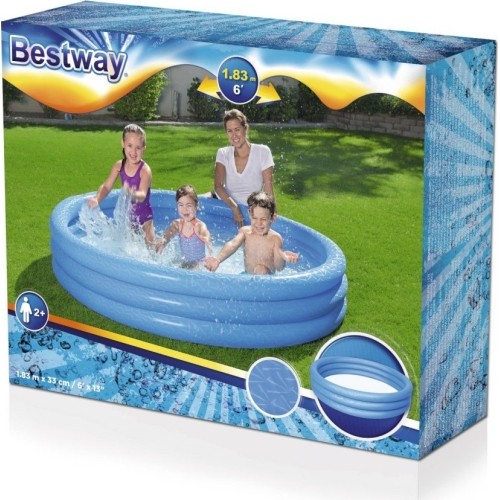 Brodzik kolorowy 183 33 cm BESTWAY niebieski