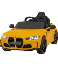 Pojazd elektryczny BMW M4, żółty