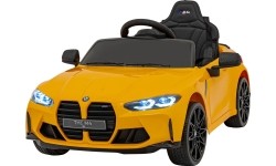 Pojazd elektryczny BMW M4, żółty