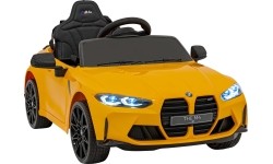 Pojazd elektryczny BMW M4, żółty