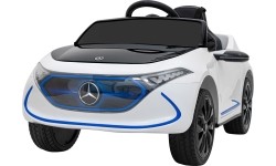 Samochód elektryczny dla dzieci Mercedes Benz AMG EQA, biały