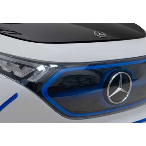 Samochód elektryczny dla dzieci Mercedes Benz AMG EQA, biały
