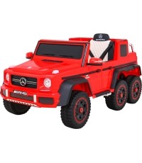 Pojazd Mercedes G63 6x6 AMG Czerwony