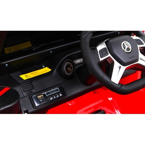 Pojazd Mercedes G63 6x6 AMG Czerwony