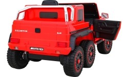 Pojazd Mercedes G63 6x6 AMG Czerwony