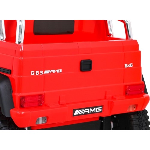 Pojazd Mercedes G63 6x6 AMG Czerwony