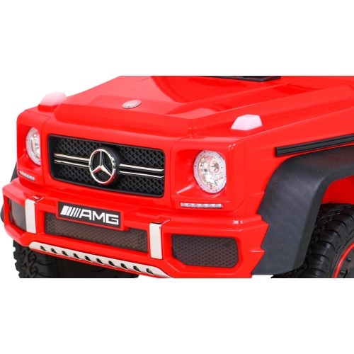 Pojazd Mercedes G63 6x6 AMG Czerwony