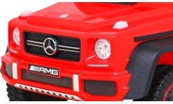 Pojazd Mercedes G63 6x6 AMG Czerwony