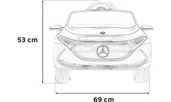 Samochód elektryczny dla dzieci Mercedes-Benz AMG EQA, czarny