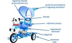 Trójkołowiec PANDA niebieski