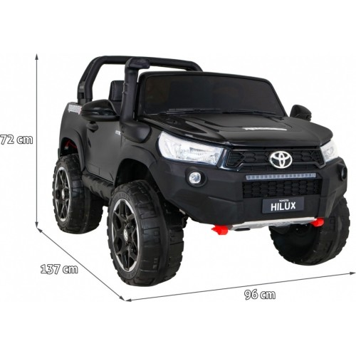 Pojazd elektryczny Toyota Hilux, czarny