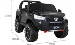 Pojazd elektryczny Toyota Hilux, czarny
