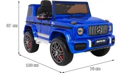 Samochód elektryczny Mercedes G63, niebieski
