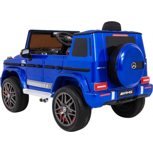 Samochód elektryczny Mercedes G63, niebieski